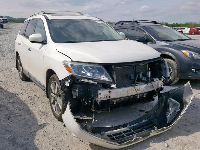 5N1AR2MM7DC612862 - 2013 NISSAN PATHFINDER WHITE photo 1