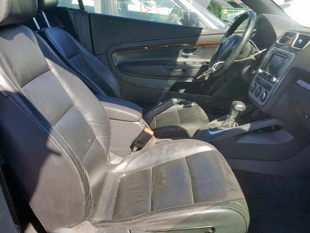 WVWFA71F29V005669 - 2009 VOLKSWAGEN EOS LUX Чорний фото 5