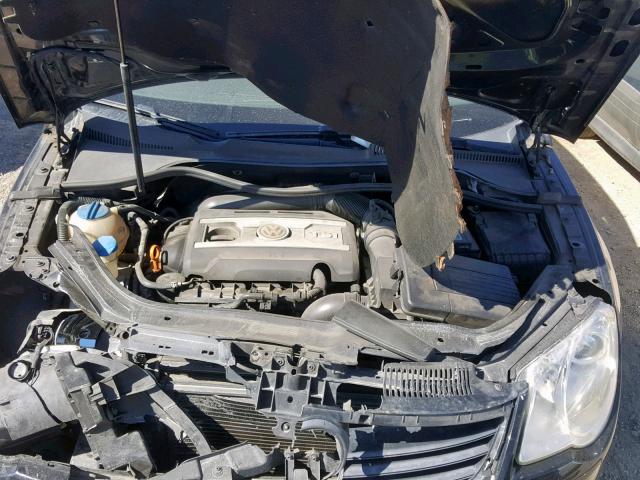 WVWFA71F29V005669 - 2009 VOLKSWAGEN EOS LUX Чорний фото 7