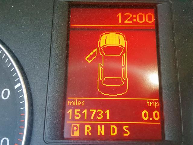 WVWFA71F29V005669 - 2009 VOLKSWAGEN EOS LUX Чорний фото 8