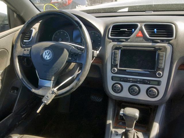 WVWFA71F29V005669 - 2009 VOLKSWAGEN EOS LUX Чорний фото 9