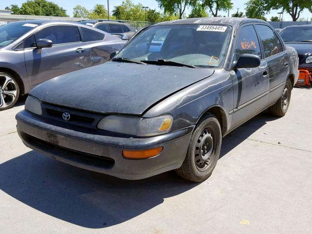 1NXBB02E2TZ429631 - 1996 TOYOTA COROLLA DX BLACK photo 2