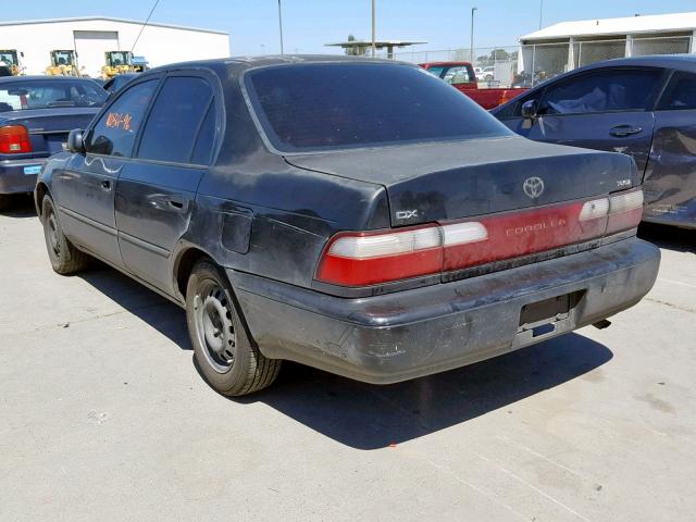 1NXBB02E2TZ429631 - 1996 TOYOTA COROLLA DX BLACK photo 3