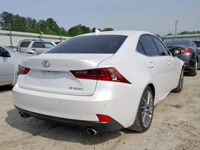 JTHBA1D20G5021045 - 2016 LEXUS IS 200T WHITE photo 4