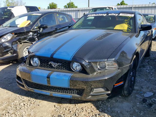 1ZVBP8CF1E5288895 - 2014 FORD MUSTANG GT BLACK photo 2