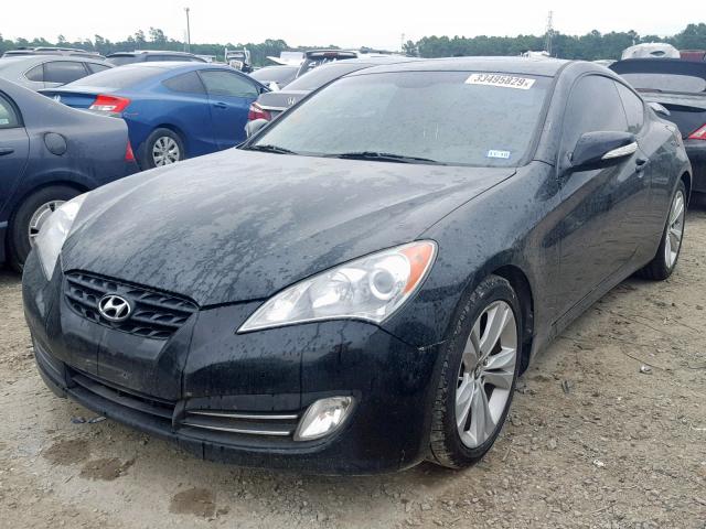 KMHHU6KH9AU040158 - 2010 HYUNDAI GENESIS CO BLACK photo 2