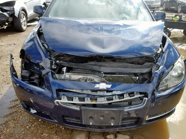 1G1ZJ57B89F255023 - 2009 CHEVROLET MALIBU 2LT BLUE photo 9