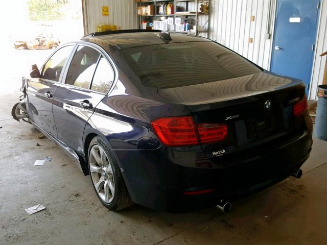 WBA3B9C54EP458123 - 2014 BMW 335 XI BLUE photo 3