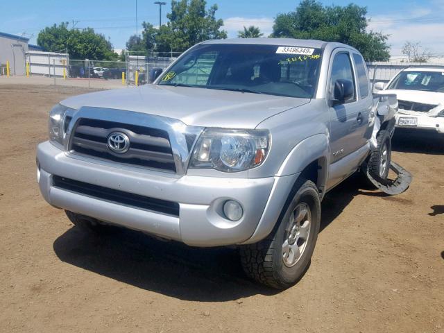 5TETU62N89Z631900 - 2009 TOYOTA TACOMA PRE SILVER photo 2