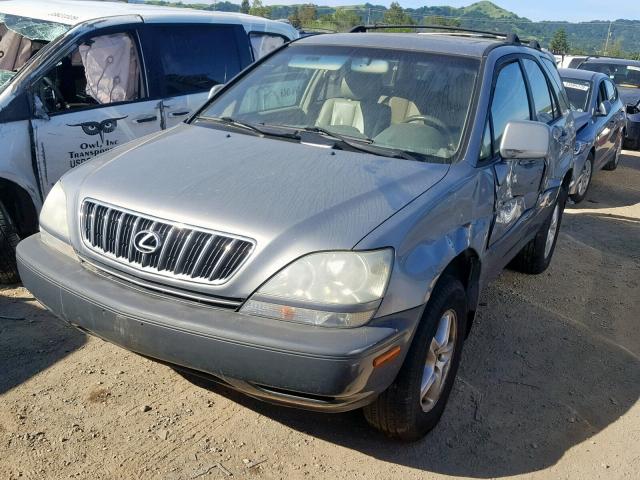 JTJHF10UX10217919 - 2001 LEXUS RX 300 GRAY photo 2