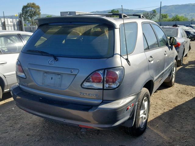 JTJHF10UX10217919 - 2001 LEXUS RX 300 GRAY photo 4