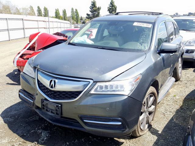 5FRYD4H84EB032675 - 2014 ACURA MDX ADVANCE  photo 2