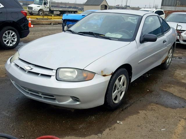 1G1JF12F057125923 - 2005 CHEVROLET CAVALIER L SILVER photo 2