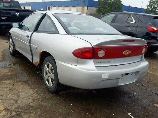 1G1JF12F057125923 - 2005 CHEVROLET CAVALIER L SILVER photo 3