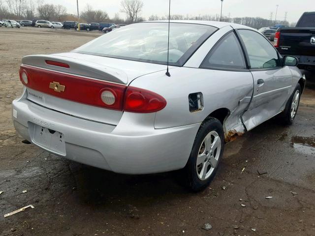 1G1JF12F057125923 - 2005 CHEVROLET CAVALIER L SILVER photo 4