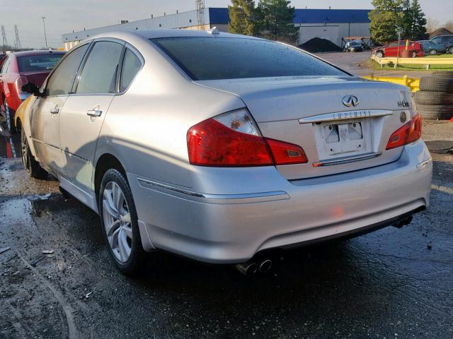 JNKBY01F98M550742 - 2008 INFINITI M45 SILVER photo 3