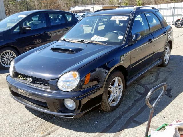 JF1GG29622H803724 - 2002 SUBARU IMPREZA WR BLACK photo 2