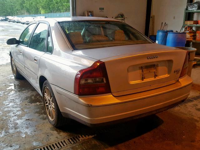 YV1TS92D721270409 - 2002 VOLVO S80 SILVER photo 3