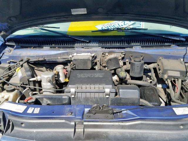 1GKDM19W0VB550804 - 1997 GMC SAFARI XT BLUE photo 7