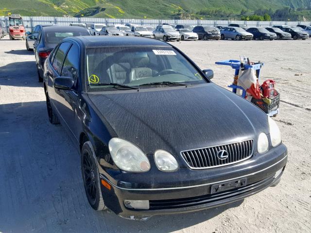 JT8BD69S230191394 - 2003 LEXUS GS 300 BLACK photo 1