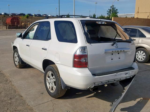 2HNYD18995H503667 - 2005 ACURA MDX TOURIN WHITE photo 3