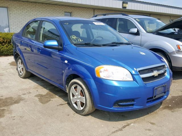 KL1TD56618B018069 - 2008 CHEVROLET AVEO BASE/ BLUE photo 1