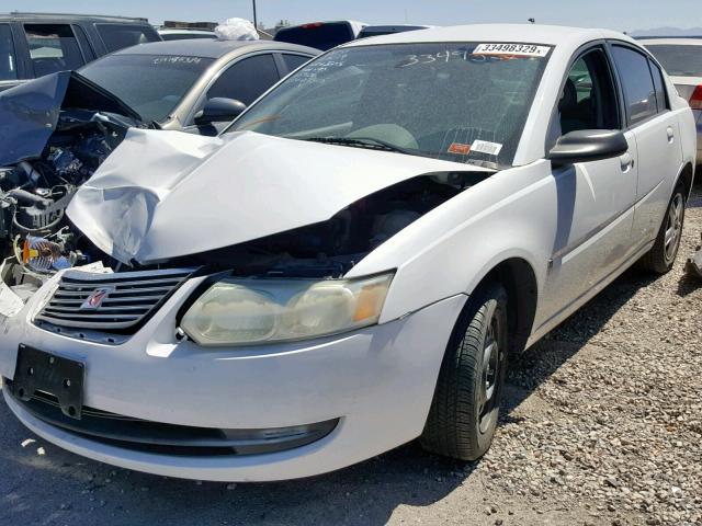 1G8AJ55F16Z137460 - 2006 SATURN ION LEVEL WHITE photo 2