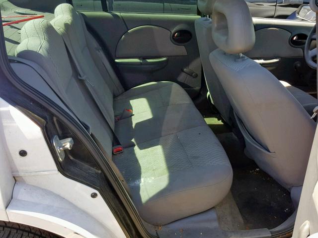 1G8AJ55F16Z137460 - 2006 SATURN ION LEVEL WHITE photo 6