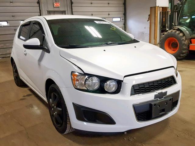 1G1JB6SH0E4183882 - 2014 CHEVROLET SONIC LS WHITE photo 1