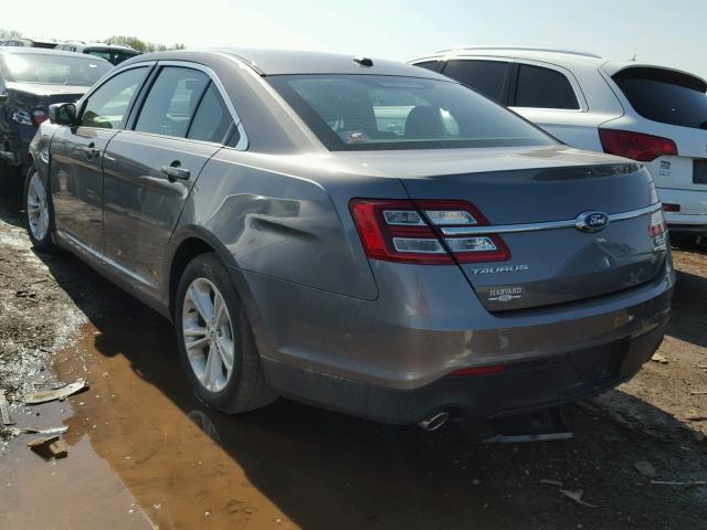 1FAHP2E84EG127203 - 2014 FORD TAURUS SEL GRAY photo 3