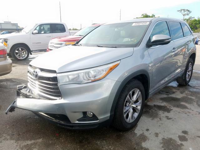 5TDZKRFHXFS094557 - 2015 TOYOTA HIGHLANDER LE  photo 2