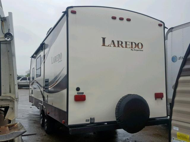 4YDT24026EK601843 - 2014 KEYSTONE LAREDO TWO TONE photo 3