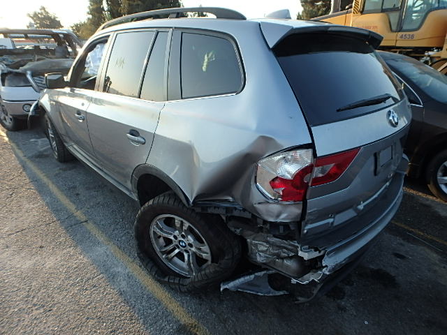 WBXPA93476WG75385 - 2006 BMW X3 3.0I GRAY photo 3