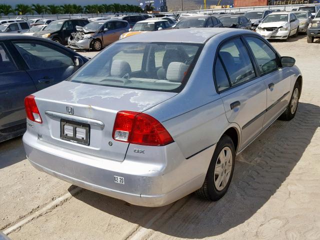 2HGES15103H507702 - 2003 HONDA CIVIC DX SILVER photo 4