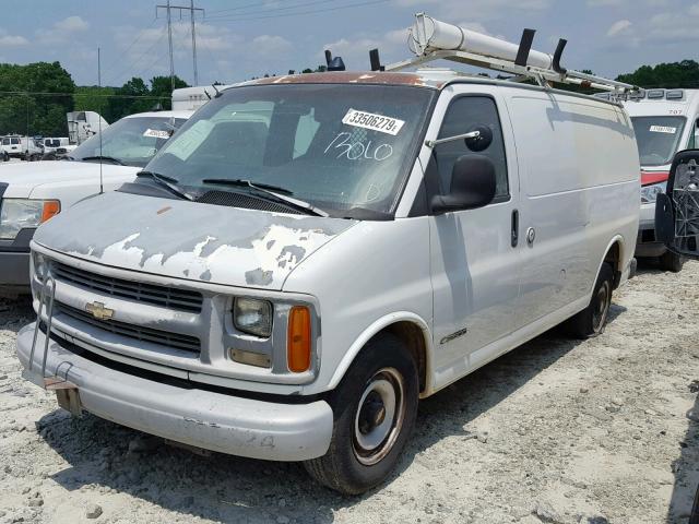 1GCFG25W7X1136158 - 1999 CHEVROLET EXPRESS G2 WHITE photo 2