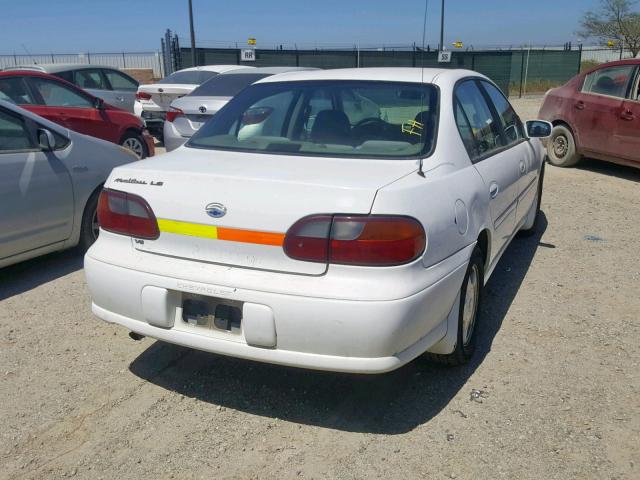 1G1NE52J116112730 - 2001 CHEVROLET MALIBU LS WHITE photo 4