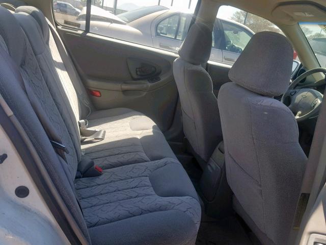 1G1NE52J116112730 - 2001 CHEVROLET MALIBU LS WHITE photo 6