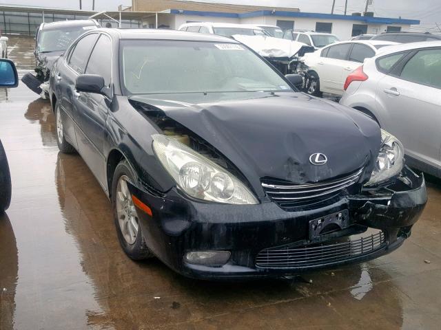 JTHBA30G740006256 - 2004 LEXUS ES 330 BLACK photo 1