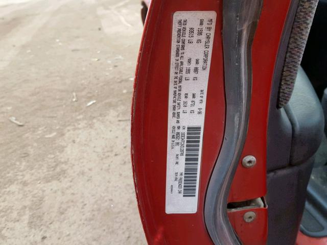 1B3ES47C3VD128709 - 1997 DODGE NEON HIGHL RED photo 10