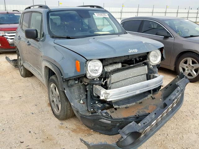 ZACCJBAB1JPH73058 - 2018 JEEP RENEGADE S 蓝色 照片 1