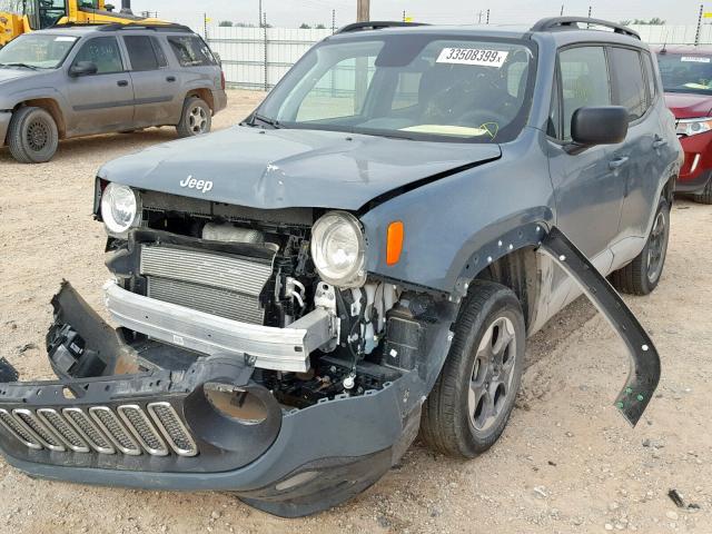 ZACCJBAB1JPH73058 - 2018 JEEP RENEGADE S 蓝色 照片 2