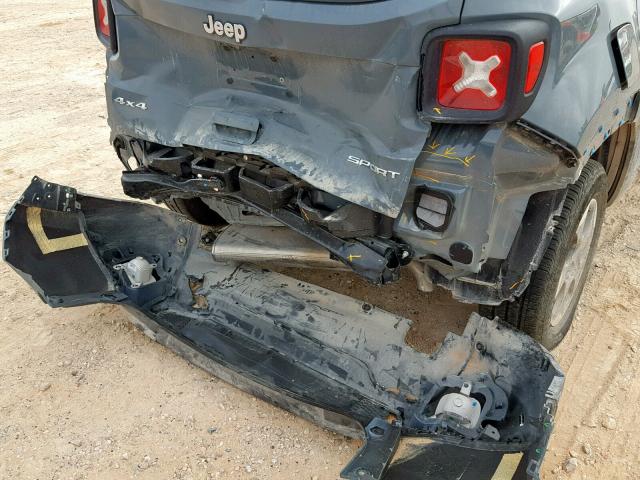 ZACCJBAB1JPH73058 - 2018 JEEP RENEGADE S 蓝色 照片 9