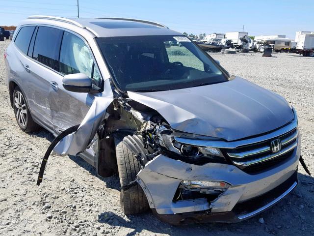 5FNYF6H03GB005942 - 2016 HONDA PILOT ELIT SILVER photo 1