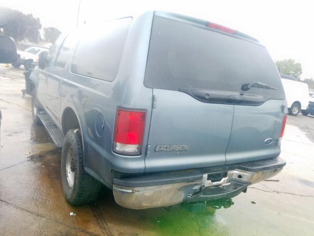 1FMSU41F6YEE35865 - 2000 FORD EXCURSION XLT  photo 3