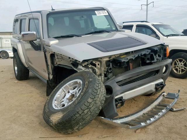 5GTEN13E788151931 - 2008 HUMMER H3 GRAY photo 1