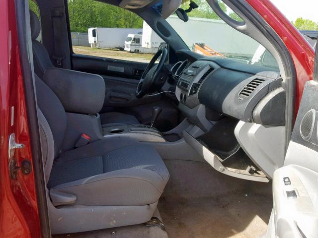 5TETU62N06Z275454 - 2006 TOYOTA TACOMA PRE RED photo 5