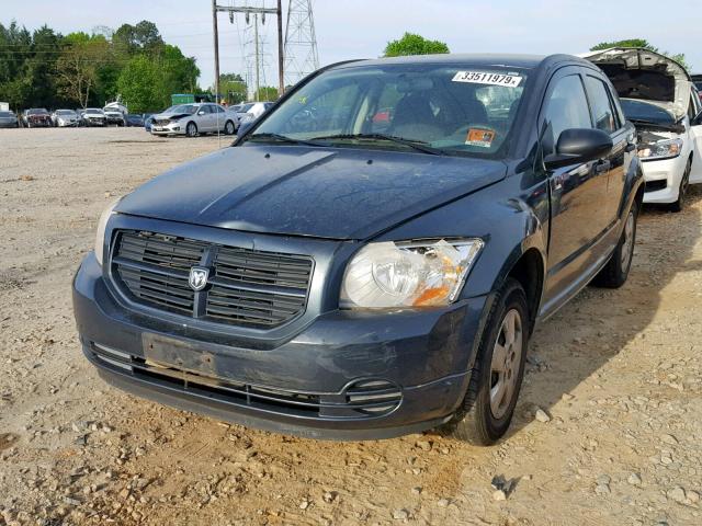 1B3HB28B77D288506 - 2007 DODGE CALIBER GREEN photo 2