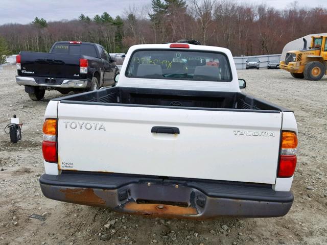 5TENL42N33Z263505 - 2003 TOYOTA TACOMA WHITE photo 6