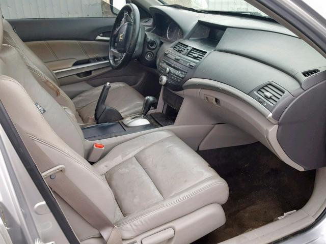 1HGCP26848A073879 - 2008 HONDA ACCORD EXL GRAY photo 5