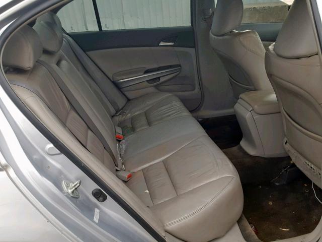 1HGCP26848A073879 - 2008 HONDA ACCORD EXL GRAY photo 6